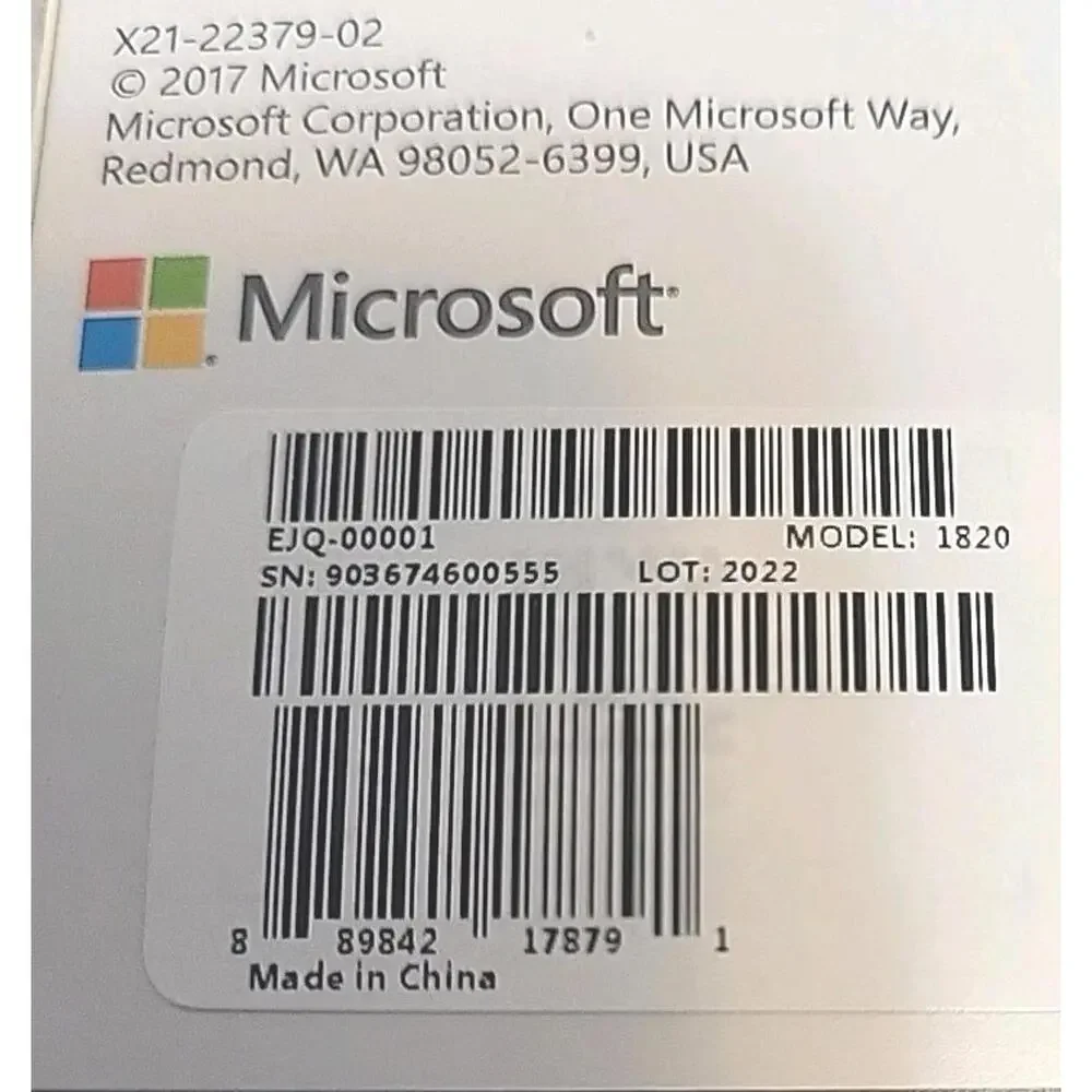 Microsoft Surface Mini Display Port To VGA Adapter, Black